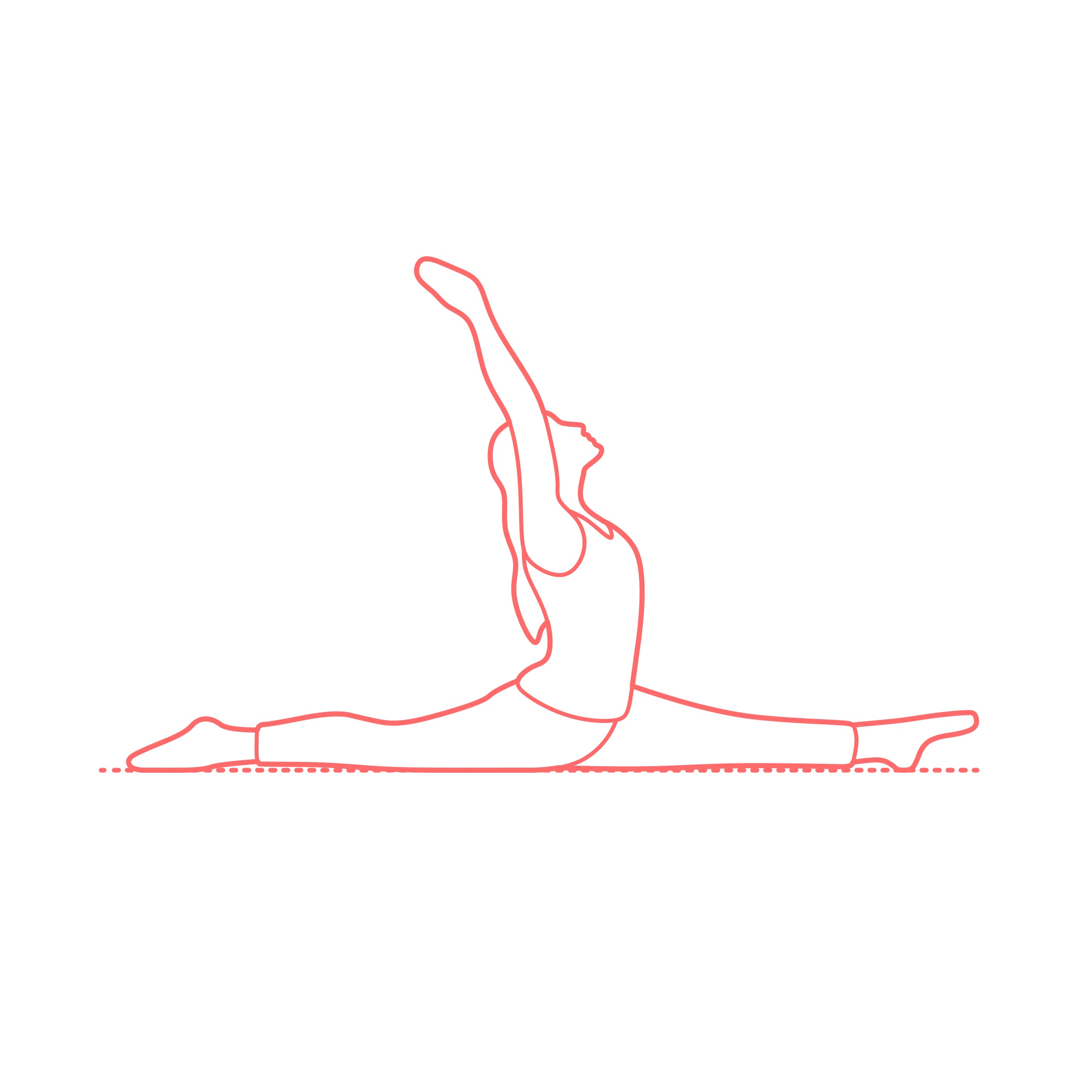 Humans Yoga Poses Monkey Pose Sketch Style Svg Vector Free Vectors